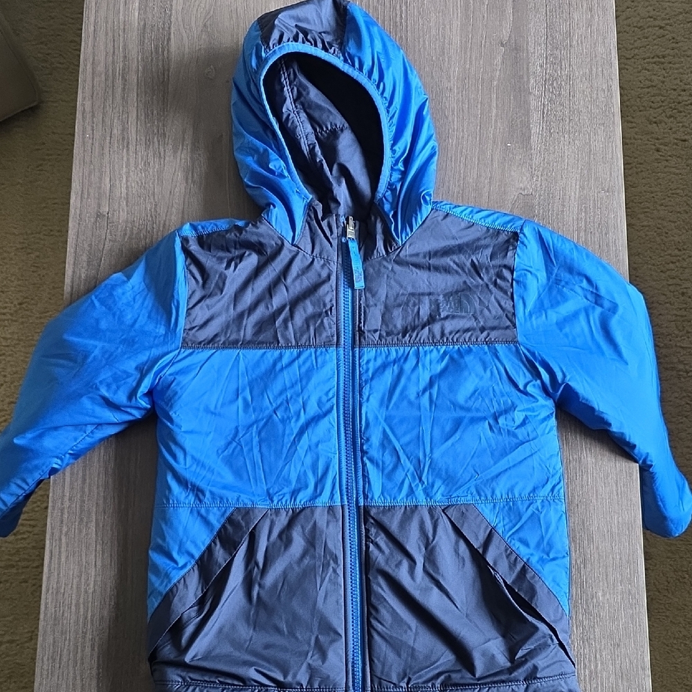 The North Face Reversible Kids Blue and Navy Blue Jacket